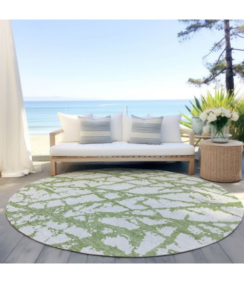Addison Chantille ACN972-Green 8 ft. X 8 ft. Round Rug