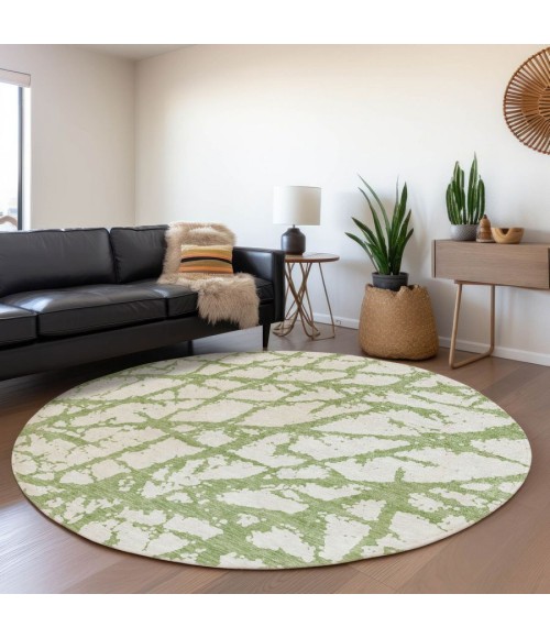 Addison Chantille ACN972-Green 8 ft. X 8 ft. Round Rug