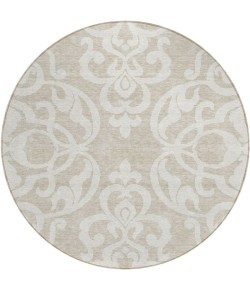 Addison Chantille ACN973-Beige 8 ft. X 8 ft. Round Rug