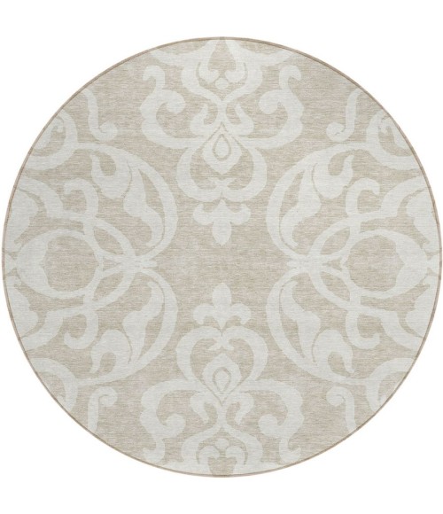 Addison Chantille ACN973-Beige 8 ft. X 8 ft. Round Rug