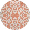 Addison Chantille ACN973-Coral 8 ft. X 8 ft. Round Rug