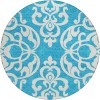 Addison Chantille ACN973-Turquoise 8 ft. X 8 ft. Round Rug