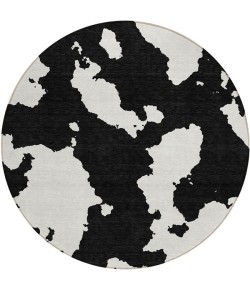 Addison Chantille ACN975-Black 8 ft. X 8 ft. Round Rug