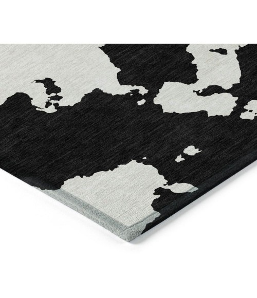 Addison Chantille ACN975-Black 8 ft. X 8 ft. Round Rug