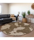 Addison Chantille ACN975-Brown 8 ft. X 8 ft. Round Rug