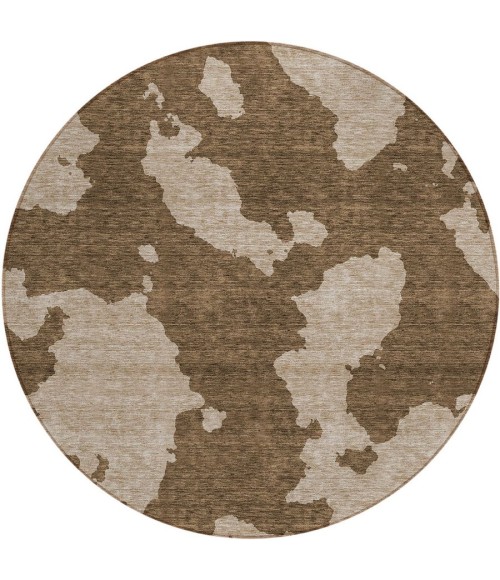 Addison Chantille ACN975-Brown 8 ft. X 8 ft. Round Rug