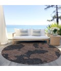 Addison Chantille ACN975-Chocolate 8 ft. X 8 ft. Round Rug
