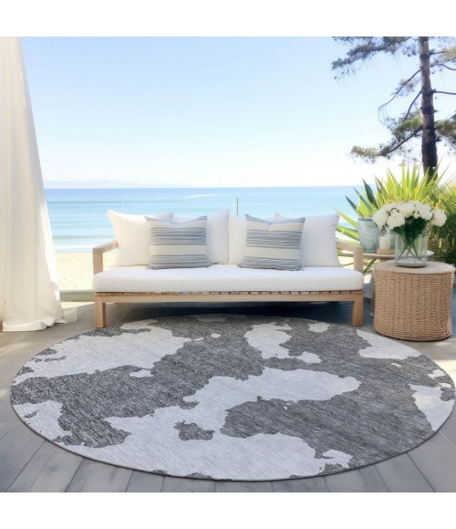 Addison Chantille ACN975-Gray 8 ft. X 8 ft. Round Rug