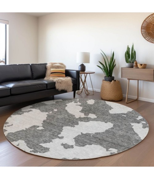 Addison Chantille ACN975-Gray 8 ft. X 8 ft. Round Rug