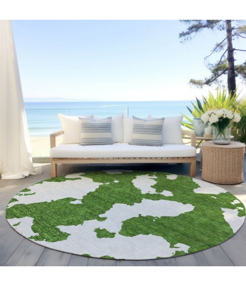 Addison Chantille ACN975-Green 8 ft. X 8 ft. Round Rug