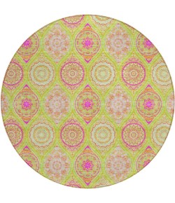 Addison Chantille ACN976-Lime 8 ft. X 8 ft. Round Rug