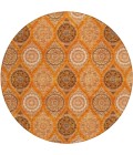 Addison Chantille ACN976-Orange 8 ft. X 8 ft. Round Rug