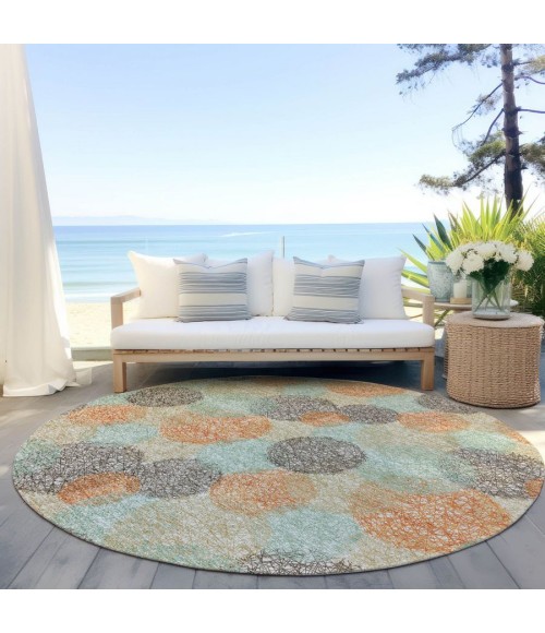 Addison Chantille ACN977-Beige 8 ft. X 8 ft. Round Rug