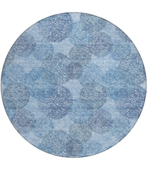 Addison Chantille ACN977-Denim 8 ft. X 8 ft. Round Rug