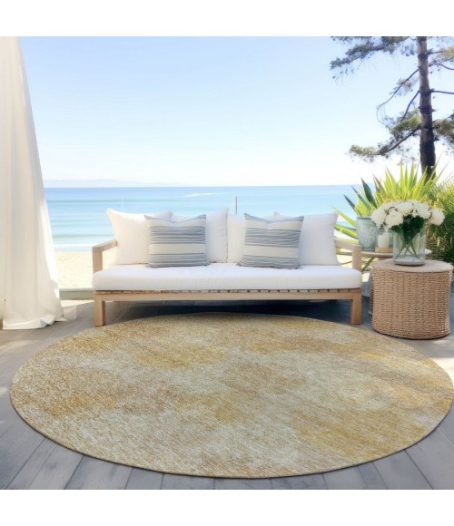 Addison Chantille ACN977-Gold 8 ft. X 8 ft. Round Rug
