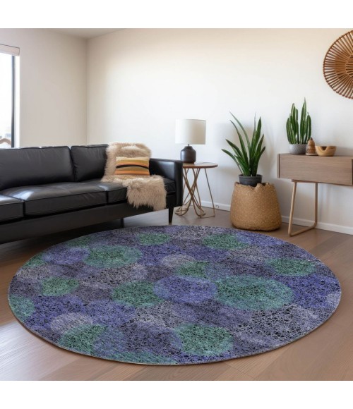 Addison Chantille ACN977-Purple 8 ft. X 8 ft. Round Rug
