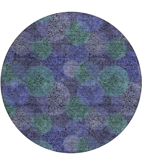 Addison Chantille ACN977-Purple 8 ft. X 8 ft. Round Rug
