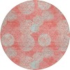 Addison Chantille ACN977-Salmon 8 ft. X 8 ft. Round Rug