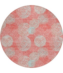 Addison Chantille ACN977-Salmon 8 ft. X 8 ft. Round Rug