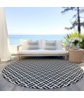 Addison Chantille ACN978-Black 8 ft. X 8 ft. Round Rug