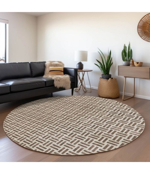 Addison Chantille ACN978-Chocolate 8 ft. X 8 ft. Round Rug