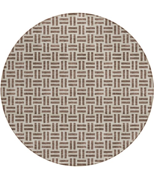 Addison Chantille ACN978-Chocolate 8 ft. X 8 ft. Round Rug