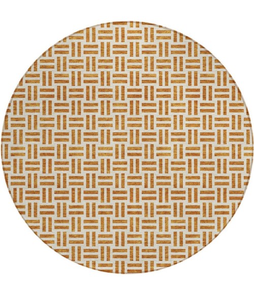 Addison Chantille ACN978-Copper 8 ft. X 8 ft. Round Rug