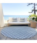 Addison Chantille ACN978-Denim 8 ft. X 8 ft. Round Rug