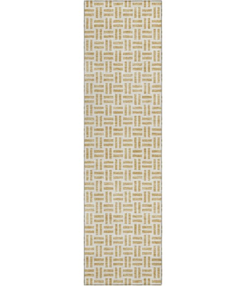 Addison Chantille ACN978-Gold 2 ft. 3 in. X 7 ft. 6 in. Rectangle Rug