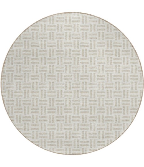 Addison Chantille ACN978-Ivory 8 ft. X 8 ft. Round Rug