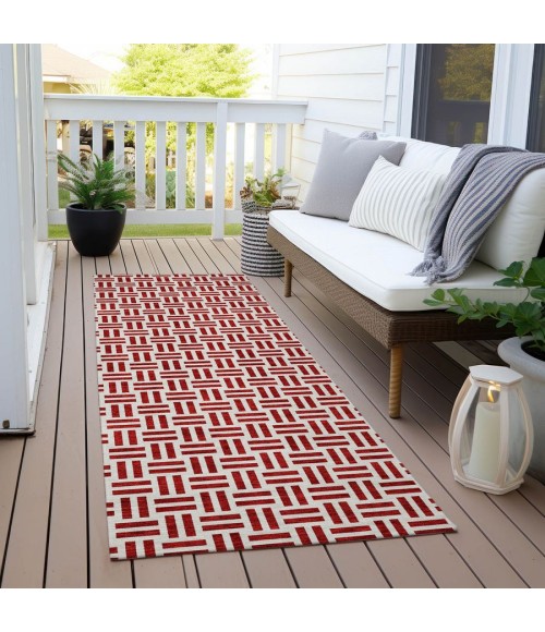 Addison Chantille ACN978-Red 2 ft. 3 in. X 7 ft. 6 in. Rectangle Rug
