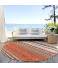 Addison Chantille ACN979-Coral 8 ft. X 8 ft. Round Rug