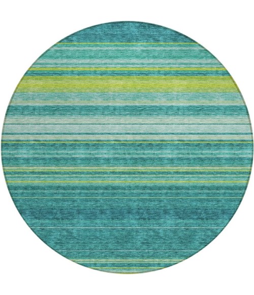 Addison Chantille ACN979-Teal 8 ft. X 8 ft. Round Rug