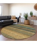 Addison Chantille ACN979-Wheat 8 ft. X 8 ft. Round Rug