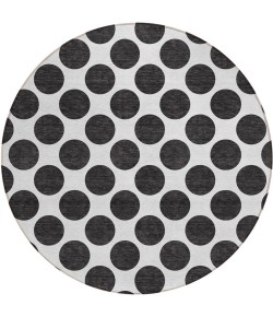 Addison Chantille ACN980-Black 8 ft. X 8 ft. Round Rug