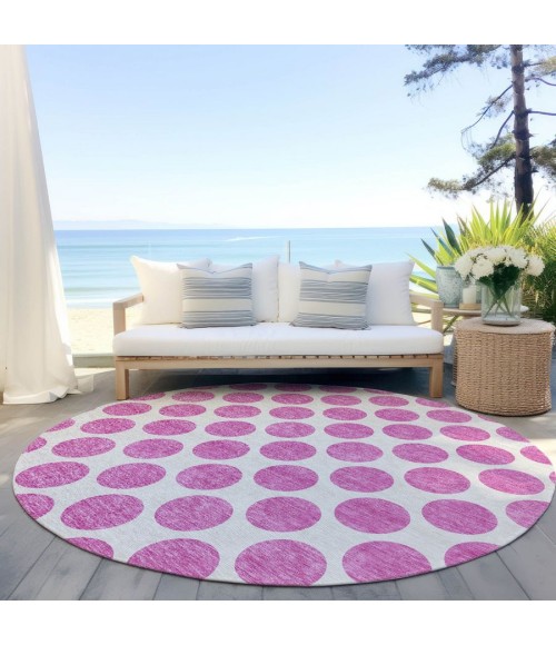 Addison Chantille ACN980-Blush 8 ft. X 8 ft. Round Rug