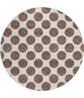 Addison Chantille ACN980-Brown 8 ft. X 8 ft. Round Rug