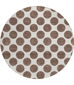 Addison Chantille ACN980-Brown 8 ft. X 8 ft. Round Rug