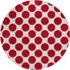 Addison Chantille ACN980-Red 8 ft. X 8 ft. Round Rug