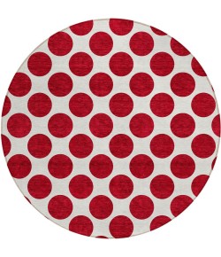 Addison Chantille ACN980-Red 8 ft. X 8 ft. Round Rug