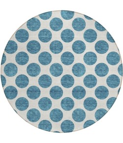 Addison Chantille ACN980-Teal 8 ft. X 8 ft. Round Rug