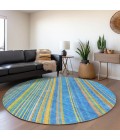 Addison Chantille ACN981-Denim 8 ft. X 8 ft. Round Rug