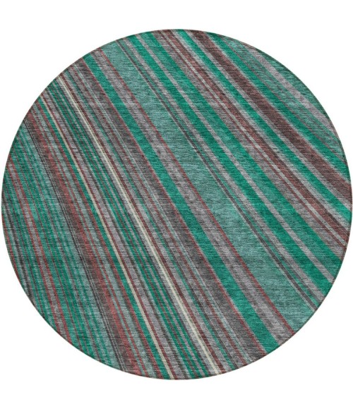 Addison Chantille ACN981-Emerald 8 ft. X 8 ft. Round Rug