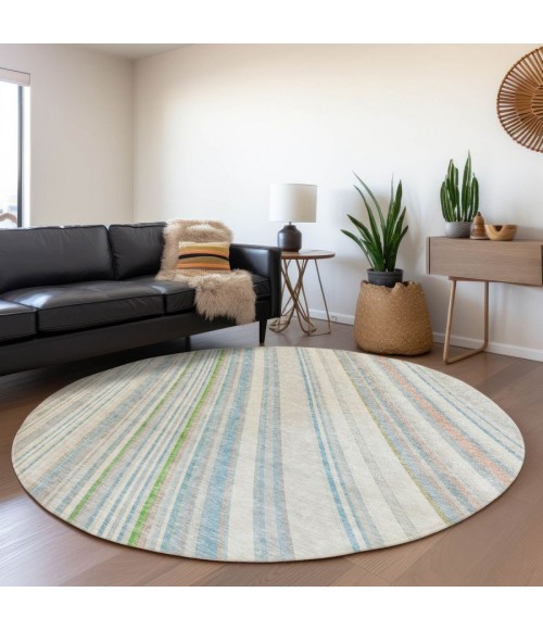 Addison Chantille ACN981-Ivory 8 ft. X 8 ft. Round Rug
