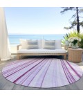 Addison Chantille ACN981-Lavender 8 ft. X 8 ft. Round Rug