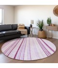 Addison Chantille ACN981-Lavender 8 ft. X 8 ft. Round Rug