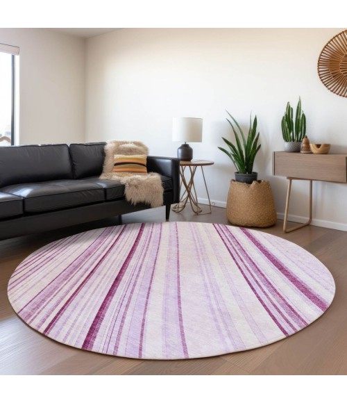 Addison Chantille ACN981-Lavender 8 ft. X 8 ft. Round Rug