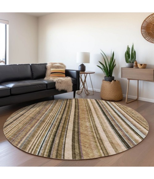Addison Chantille ACN981-Taupe 8 ft. X 8 ft. Round Rug