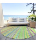 Addison Chantille ACN981-Yellow 8 ft. X 8 ft. Round Rug