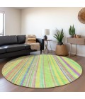 Addison Chantille ACN981-Yellow 8 ft. X 8 ft. Round Rug